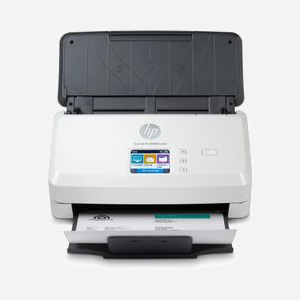 Scanner HP ScanJet Pro N4000 snw1 - A4 600 DPI, Recto-Verso, 40 ppm/80 ipm, ADF 50 feuilles, Wi-Fi, Ethernet, USB, Écran tactile, Jusqu'à 4000 pages/jour