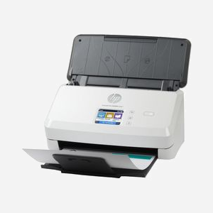 Scanner HP ScanJet Pro N4000 snw1 - A4 600 DPI, Recto-Verso, 40 ppm/80 ipm, ADF 50 feuilles, Wi-Fi, Ethernet, USB, Écran tactile, Jusqu'à 4000 pages/jour - Miniature 2