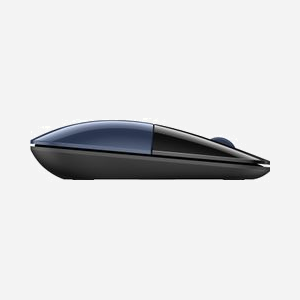 HP Souris sans fil Z3700 2.4GHz, 1200 DPI Blue LED, 3 boutons, ambidextre, portée 10m, USB Type-A, compatible Windows/macOS/ChromeOS, Noir/Bleu. - Miniature 3