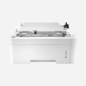 HP Bac à papier 7YG00A - Module d'alimentation papier 550 feuilles - Formats A4/A5/A6/B5 - 366x442x147mm - Blanc - Pour imprimantes HP Laser - Miniature 1