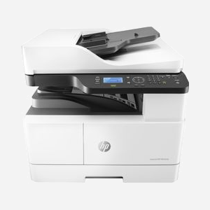 HP LaserJet MFP M443nda - Imprimante Laser A3 Mono 1200x1200 DPI 24ppm Recto-Verso Auto, Numérisation Couleur 4800x4800 DPI, Ethernet, 512 Mo - Miniature 1