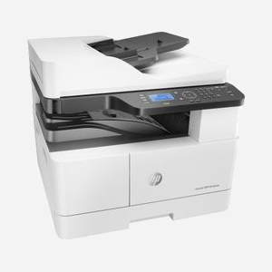 HP LaserJet MFP M443nda - Imprimante Laser A3 Mono 1200x1200 DPI 24ppm Recto-Verso Auto, Numérisation Couleur 4800x4800 DPI, Ethernet, 512 Mo - Miniature 3