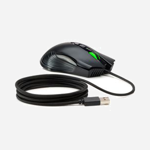Souris Gaming HP X220 - Optique 3600 DPI USB Type-A - 7 Boutons Programmables - Ambidextre - 1000 IPS - Patins Caoutchouc - Câble 1.8m - Windows 10 - Miniature 2