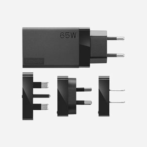 Lenovo Chargeur Secteur Universel 65W 40AW0065WW USB Type-C Power Delivery 3.0 - 5-20V / 1.2A - Câble 1.8m - Multi-Prises (AU, EU, UK, US) - Miniature 2