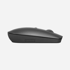 Lenovo ThinkBook Souris Bluetooth Optique Ambidextre 2400 DPI, 3 Boutons Programmables, Gris, Bluetooth 5.0, Pile AA, Compatible Windows