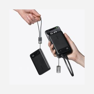 Anker A1257G11 Batterie Externe 10000mAh Noire, 1x USB-A, 1x USB-C, Power Delivery 22.5W, Charge Rapide, Écran Intégré, 300g - Miniature 3