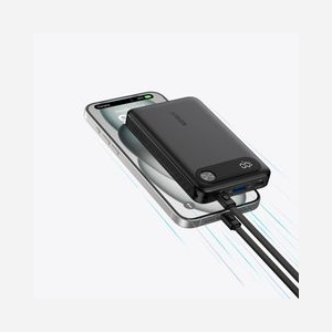 Anker A1257G11 Batterie Externe 10000mAh Noire, 1x USB-A, 1x USB-C, Power Delivery 22.5W, Charge Rapide, Écran Intégré, 300g - Miniature 4