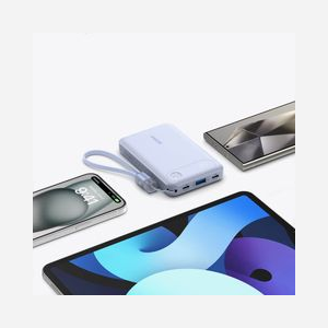 Anker A1257G11 Batterie Externe 10000mAh Noire, 1x USB-A, 1x USB-C, Power Delivery 22.5W, Charge Rapide, Écran Intégré, 300g - Miniature 5