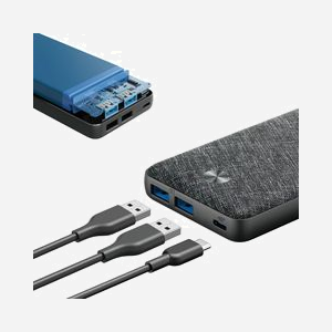 Anker PowerCore III Sense 20K - Batterie Externe 20000mAh - USB-A (x2) / USB-C (x1) - Power Delivery 18W - PowerIQ - Noir - A1365G11 - Miniature 2