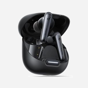 Anker Liberty 4 NC Écouteurs Bluetooth 5.3 Noir, USB Type-C, Autonomie 10h (50h avec boîtier), Recharge Sans Fil, Microphone Intégré