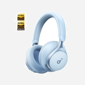 Anker Space One Écouteurs Arceau Bluetooth Bleu USB Type-C - Usage Musique/Quotidien - Réf. A3035G31 - Miniature 2