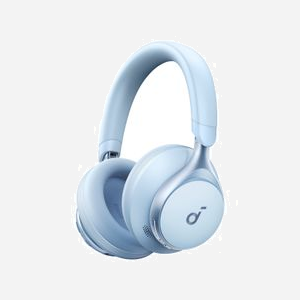 Anker Space One Écouteurs Arceau Bluetooth Bleu USB Type-C - Usage Musique/Quotidien - Réf. A3035G31