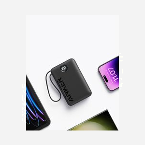 Anker 335 Power Bank 20000 mAh Noir A1647G11 : 2x USB-A 22.5W, 1x USB-C 15W, écran, charge rapide, compatible iPhone/Samsung/MacBook/iPad - Miniature 5
