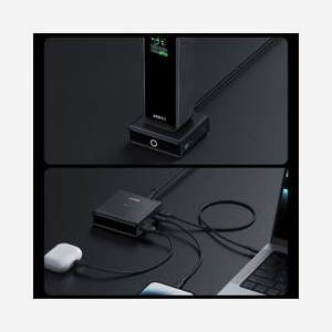 Anker Prime A1902311 Chargeur USB Intérieur 100W Noir, 3x USB-C, 1x USB-A 3.2 Gen 1, Charge Rapide, Universel, Dimensions 85x78x27mm - Miniature 2
