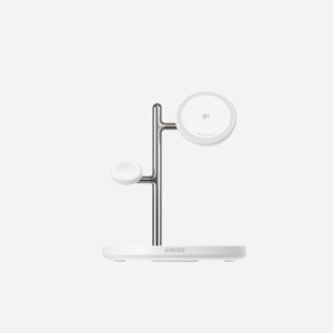 Anker MagGo B25M3321 - Chargeur Intérieur USB 25W, Recharge Sans Fil 15W, Compatible MagSafe, Apple Watch & AirPods, Blanc - Miniature 4