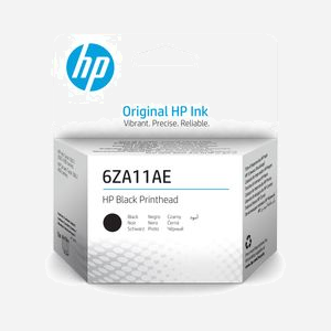 HP Tête d'Impression Noire 6ZA11AE Jet d'Encre Thermique - Compatibilité HP GT, 113x37x115mm, 69g, Température Opération 15-30°C - Miniature 1
