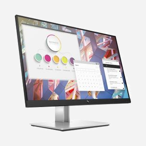 HP Ecran E24 G4 FHD 23.8" IPS 1920x1080 250cd/m² 5ms GTG VGA HDMI DisplayPort USB 3.2 Hub VESA 100x100 HP Eye Ease Noir Référence 9VF99AA#ABB - Miniature 3