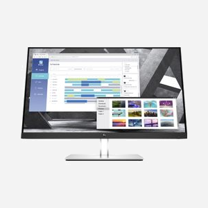 HP E-Series E27q G4 - Écran LCD IPS 27" QHD 2560x1440 60Hz, 5ms GTG, 250cd/m², DP 1.2, HDMI 1.4, USB 3.2, Hub USB, Anti-reflet, Noir