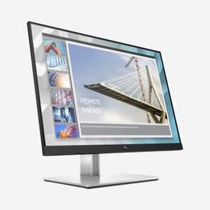 HP Écran E24i G4 24" WUXGA (1920x1200) LCD IPS 250cd/m² 5ms GTG, VGA/HDMI 1.4/DisplayPort 1.2, Hub USB 3.2, Noir/Argent, VESA 100x100 - Miniature 3