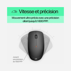 HP Ensemble Clavier et Souris Sans Fil 230 Noir - RF 2.4GHz, 1600 DPI, Portée 10m, Clavier Membrane Taille Réelle, Autonomie 16 mois, Compatible Windows/macOS - Miniature 5