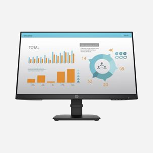 HP P-Series P24 G4 - Écran 23.8" IPS Full HD 1920x1080 75Hz, 5ms, HDMI 1.4, DisplayPort 1.2, VGA, 250cd/m², VESA 100x100 - Miniature 1