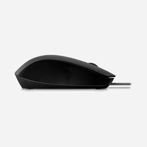 HP Souris Filaire 150 240J6AA#ABB, Optique 1600 DPI, USB Type-A, 3 Boutons, Ambidextre, Câble 1m, Windows 10/7/8, Noir, 60g - Miniature 4