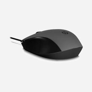 HP Souris Filaire 150 240J6AA#ABB, Optique 1600 DPI, USB Type-A, 3 Boutons, Ambidextre, Câble 1m, Windows 10/7/8, Noir, 60g - Miniature 3
