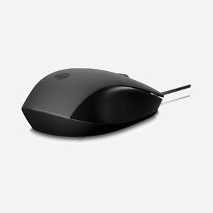 HP Souris Filaire 150 240J6AA#ABB, Optique 1600 DPI, USB Type-A, 3 Boutons, Ambidextre, Câble 1m, Windows 10/7/8, Noir, 60g - Miniature 2