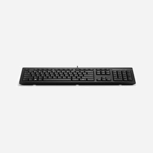 HP Clavier Filaire 125 USB Noir, Clavier à Membrane Taille Réelle (100%), Pavé Numérique, Dimensions 436x138x20.5mm, Poids 80g, Réf: 266C9AA - Miniature 5