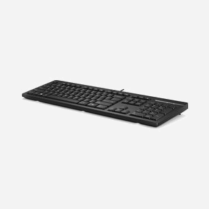 HP Clavier Filaire 125 USB Noir, Clavier à Membrane Taille Réelle (100%), Pavé Numérique, Dimensions 436x138x20.5mm, Poids 80g, Réf: 266C9AA - Miniature 3
