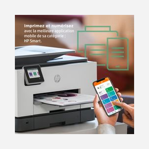 HP OfficeJet Pro 9022e - Imprimante Multifonction Jet d'Encre Couleur A4 Recto/Verso Auto 4800x1200 DPI, 24 ppm Noir/20 ppm Couleur, Wi-Fi, Fax - Miniature 4