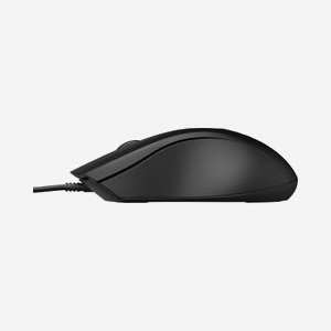 HP Souris Filaire 100, USB Type-A, Optique 1600 DPI, 3 Boutons, Ambidextre, Noire, Compatible Windows/macOS, 116.6x64.3x37.2mm, 90g - Miniature 3