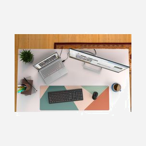 HP Ensemble Clavier AZERTY Sans Fil 2.4GHz & Souris Ambidextre - RF Sans Fil, Noir, Alimentation Piles AAA, Dimensions Clavier 425.8x146.1x26.8mm - Miniature 3
