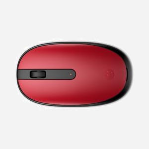 HP Souris Bluetooth Rouge Empire 240, 1600 DPI, Bluetooth 5.1, 3 Boutons, Optique, Ambidextre, Pile AA, Autonomie 15 mois, Windows/macOS/ChromeOS
