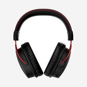 HP HyperX Cloud Alpha Wireless - Casque Gaming Circum-Aural Noir/Rouge - HP 4P5D4AA - Transducteurs 50mm, 15-21000Hz, 62 Ohm, DTS Headphone:X, Microphone Boom Anti-Bruit - Miniature 2