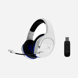 HP HyperX Cloud Stinger Core Wireless - Casque Gaming Supra-Aural, Connectivité Sans Fil, PS5/PS4, HP 4P5J1AA, Bleu/Blanc, 10-21000Hz, Micro Anti-Bruit - Miniature 2