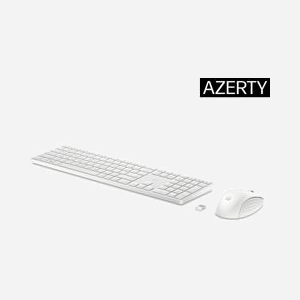 HP Ensemble Clavier et Souris sans Fil 650 (4R016AA) - Clavier Membrane 100%, 2.4 GHz, Souris 4000 DPI, 3 Boutons Programmables, Windows 10/11 - Miniature 4