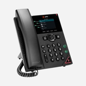 POLY Téléphone IP VVX 250, 4 Lignes, Écran LED 2.8" 320x240, Gigabit Ethernet, PoE, Codecs G.711/G.722/OPUS, Port USB 2.0, Noir, 89B62AA - Miniature 2
