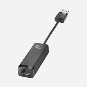 HP Adaptateur USB 3.0 vers Ethernet Gigabit RJ45 - 1 port - Windows 10/11 - 172x21x15mm - Câble 0.1m - Réf. 4Z7Z7AA