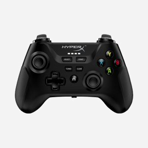HP HyperX Clutch - Manette de Jeu Android sans Fil USB Type-A/Type-C - Batterie 600mAh - Autonomie 19h - Noir - 155.6x110x75mm - 270g - Miniature 1
