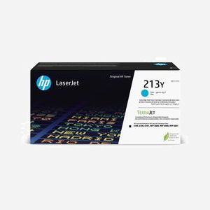 HP 213Y Toner LaserJet authentique Cyan Extra Grande Capacité (12000 pages) - W2131Y - Technologie TerraJet - Fabrication Japon - Miniature 1