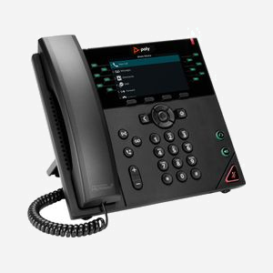 POLY Téléphone IP VVX 450 - 12 Lignes, Écran LCD 4.3", PoE, 2x RJ-45, 2x USB 2.0, Codecs OPUS/G.722/G.729, Réduction de Bruit - Miniature 2
