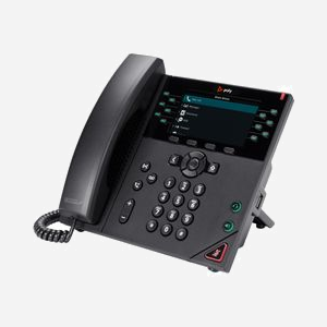 POLY Téléphone IP VVX 450 - 12 Lignes, Écran LCD 4.3", PoE, 2x RJ-45, 2x USB 2.0, Codecs OPUS/G.722/G.729, Réduction de Bruit - Miniature 3