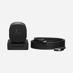 HP Webcam 4K 965 - 8MP, Vidéo 3840x2160 30fps, USB, Microphone intégré, Clip de montage, Compatible Windows, macOS et ChromeOS - Miniature 1