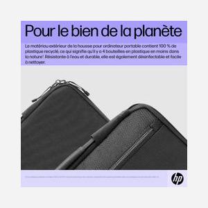 HP Housse Renew Executive 6B8Y3AA 14.1" Polyester Noir, Dimensions 360x250x35mm, Volume 4.4L, Poids 510g, Compatible HP Professionnel - Miniature 4