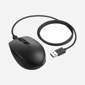 HP Souris 710 : Sans Fil RF + Bluetooth 5.3, 3000 DPI, 7 Boutons, Ambidextre, Batterie Rechargeable Li-Ion, Compatible Windows/macOS/ChromeOS - Miniature 5