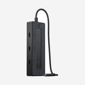 HP Concentrateur USB-C 4K 6G842AA#ABB : 4 Ports USB 3.2 Gen 2 Type-C, Power Delivery 65W, DisplayPort Alt Mode, Compatible Windows/macOS/Android - Miniature 2