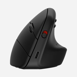 HP Souris Ergonomique Verticale 920, Bluetooth 5.3 + USB-A, 4000 DPI, 5 Boutons Programmables, Batterie Li-Ion 4 Mois, Noir, Windows/macOS/ChromeOS - Miniature 4