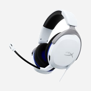HP HyperX Cloud Stinger 2 Core PS Blanc - Casque Gamer Filaire Circum-Aural, Haut-Parleurs 40mm, 10-28000Hz, 32 Ohm, Micro Boom -40.5dB, Connecteur 3.5mm, 275g - Miniature 1
