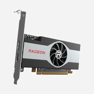 HP AMD Radeon RX 6400 4GB (DisplayPort + HDMI) Carte Graphique - Réf. 6Q3U4AA